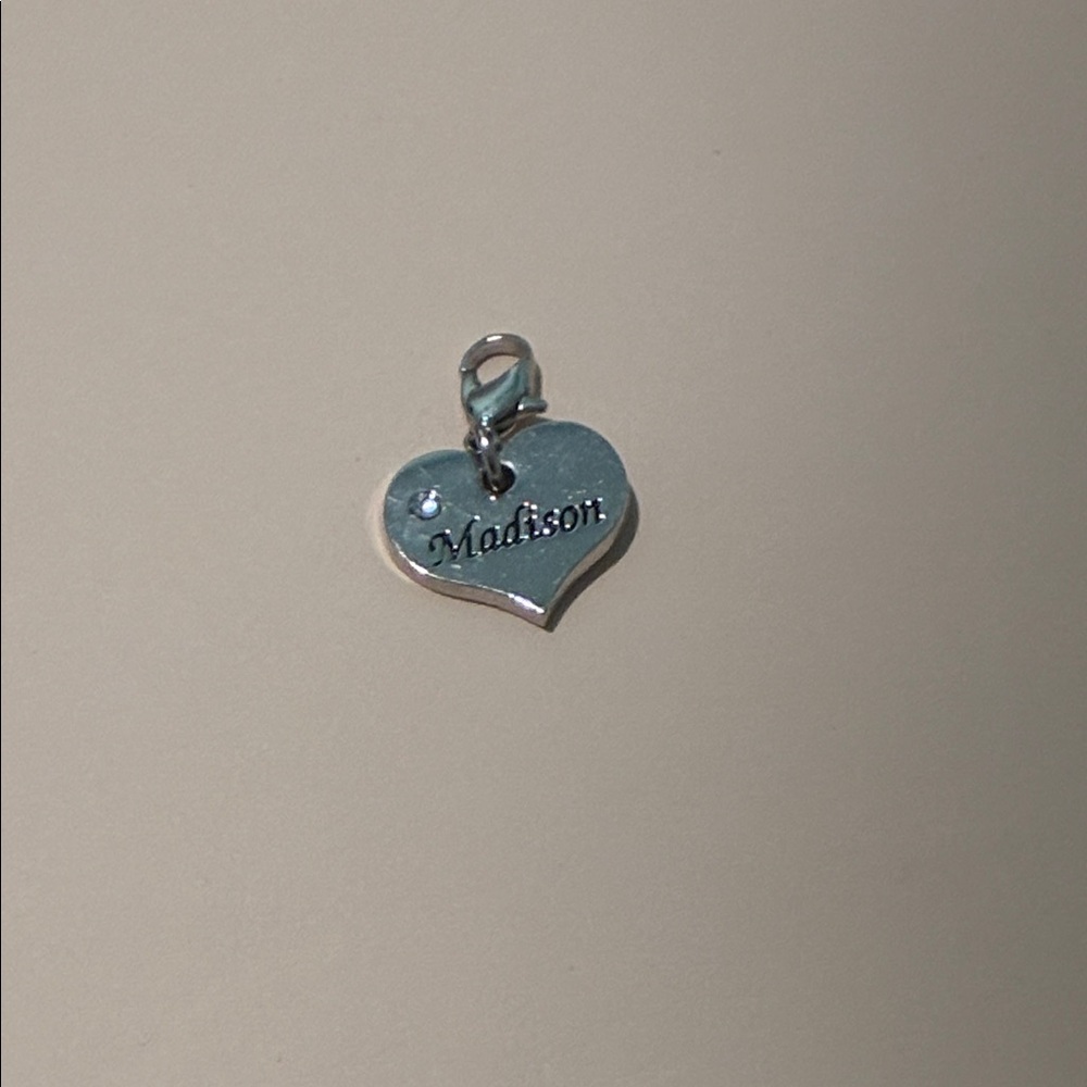 Silver Heart Charm Pendant